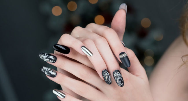 ongles anthracite